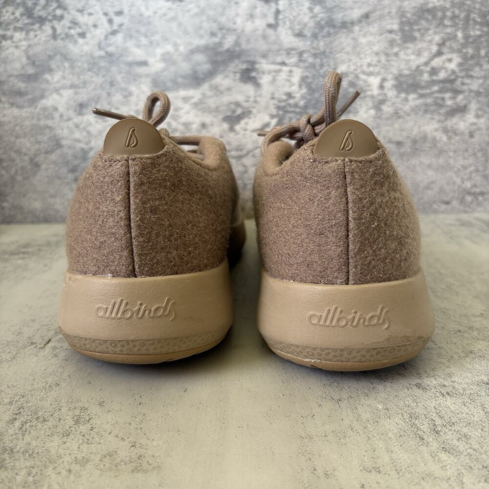 Allbirds Wool Runner Mizzle Casual Sneakers Brown Womens Size 8 Tan Shoes - Picture 6 of 8